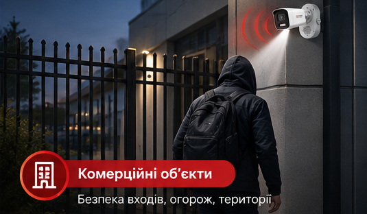 Камера SoundMax Hikvision для комерційних об'єктів